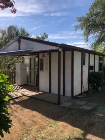 Bali family chalet in campsite with pool in summer - Image 2