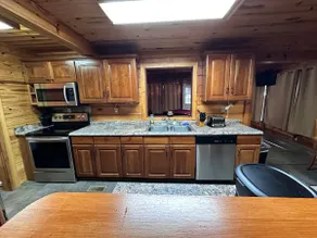 White River Log Cabin w/ Game Room, Outdoor Living - Image 5