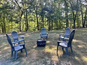 White River Log Cabin w/ Game Room, Outdoor Living - Image 4