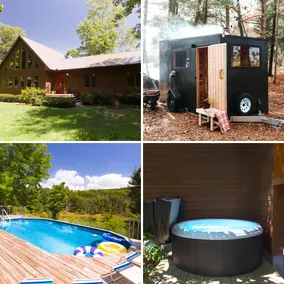 Camp Llama A-Frame, Sleep 29, Heated Pool, Hot Tub - Image 4