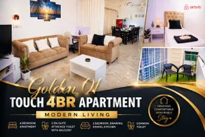 Golden 01 I Touch 4BR Apartment I Modern Living - Image 2