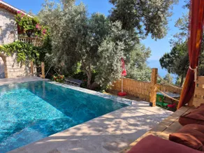 Stone House with Pool Among Olive Trees in Kabak - Image 2