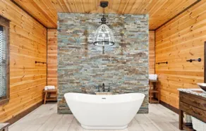 Cozy hot tub retreat @ Hochatown- Bear Pause Lodge - Image 4