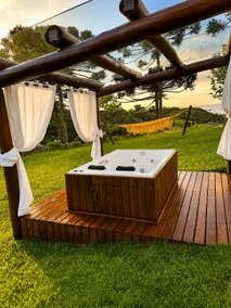 Romantic chalet with outdoor Jacuzzi and view - Image 5