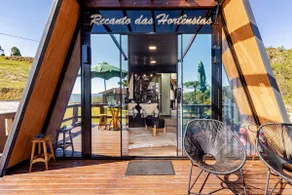 Romantic chalet with outdoor Jacuzzi and view - Image 2