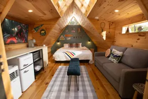 A-Frame Camp Cabin 7 w/ Bathhouse - Image 4