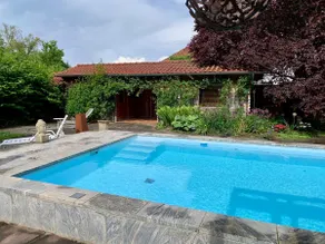 Half-timbered villa with pool, sauna, wing, fireplace - Image 2