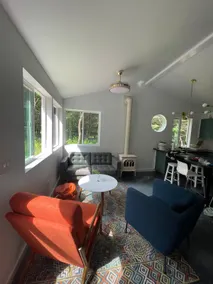 Modern Catskills Cabin on creek w private 10 acres - Image 3