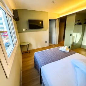 1 Double Bed / Hotel Zata Criciúma SC - Image 4