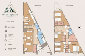 Triangle House in Miyazaki Center, Sleeps 8,Free P - Image 5