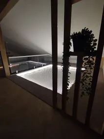 Air-conditioned loft with hanging net, for couples, families & professionals - Image 2