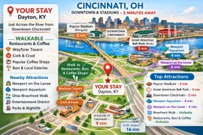 3BR Boutique Home 100” Theater Cincinnati Downtown - Image 2