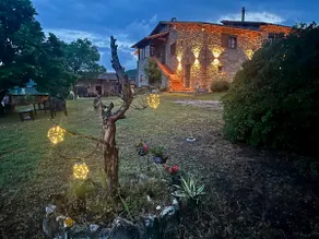 Farmhouse in the hills surrounded by greenery with a swimming pool - Image 3