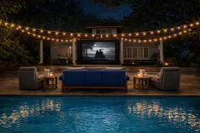 Portuguese Hilltop Home with outdoor Movie Night - Image 2