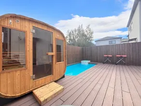 [Maximum 16 people] 3BR (120㎡)/8 beds/with pool and sauna/parking for 2 cars/BBQ/Onna 14C - Image 2