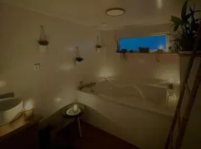 Chalet, double bathtub and dwarf goats. - Image 3