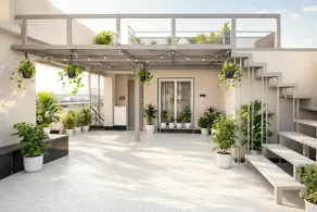 2BHK near US Consulate | Free Parking +Cleaning - Image 2