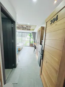 (304MSNK) Bright Wooden Studio | Balcony & Kitchen - Image 2