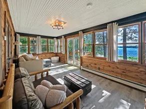 Restored Cozy 1894 School House on serene lake - Image 2