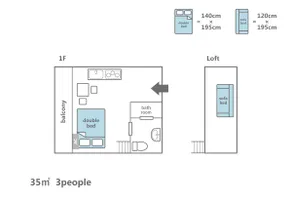 [NAD] Matatabi Conveniently near the station, the whole suite! 2 minutes on foot from Nada Station, [NAD64] 2 bedrooms. - Image 2