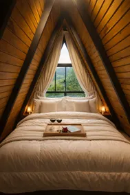 Romantic Chalet with Hot Tub and Pool | São Martinho. - Image 4