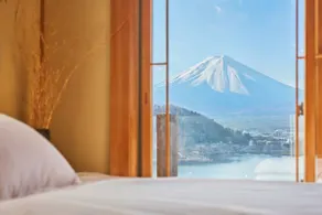Exclusive rental villa with stunning views of Lake Kawaguchi and Mt. Fuji. Spacious covered balcony with sauna - Image 4