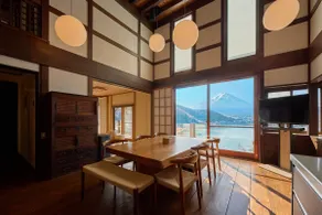 Exclusive rental villa with stunning views of Lake Kawaguchi and Mt. Fuji. Spacious covered balcony with sauna - Image 2