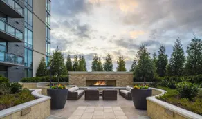 Calm Green Oak 2BR|2BTH – Tysons | Pool View Patio - Image 3