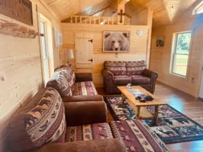 Farm Cabin w/ 2 Lofts | Pond Views (Bear) - Image 5