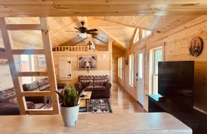Farm Cabin w/ 2 Lofts | Pond Views (Bear) - Image 3