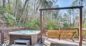 Bear In Flannel Cabin/Hot Tub - Image 2