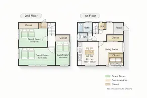 70㎡ Private House｜8PPL｜FreeParking｜high speed wifi - Image 2