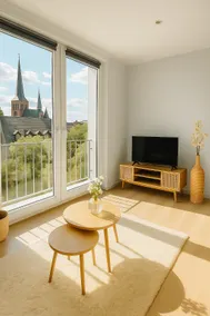 Studio-Standard-Private Bathroom-City view - Image 2
