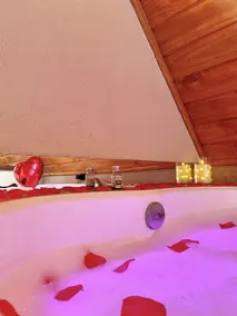 Romantic luxury cabin, whirlpool and nature - Image 4