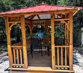 Cozy King Bed •Gazebo •Fire Pit •LED Massage Sofas - Image 2