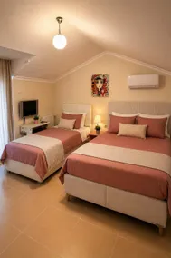 Beachfront 2BR Penthouse, Beach & Pool in Pelitköy - Image 3