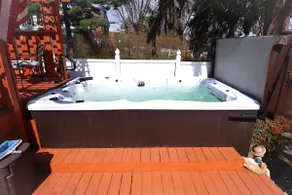 Backyard Oasis Swim Spa & Fire Pit Near Gettysburg - Image 4
