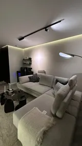 Modern 1BR w/ Comfy Sofa Lounge 75” - Image 2