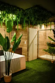La Canopée, Jungle Room Suite de Luxe - Jacuzzi Sauna - Image 3
