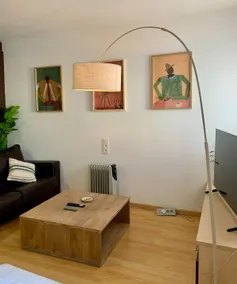 Plaza América Oviedo downtown, Apartment with bed. - Image 4