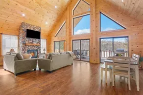 Luxury Log Cabin Lakefront, Game room & Fire Pit - Image 5