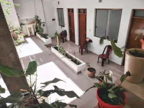 3. Studio: stylish design, kitchen, and rooftop views - Image 2