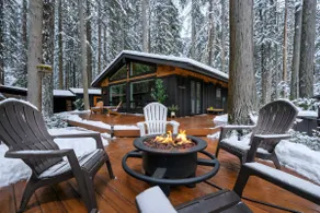 Mt. Hood cabin with a covered private hot tub - Image 4