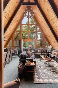 Golf | A-Frame | Hot Tub | Sauna | 2 King Beds - Image 3