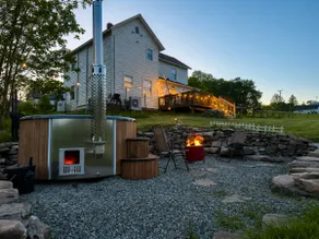 Renovated Farmhouse • Wood-Fired Hot Tub • Bethel - Image 2
