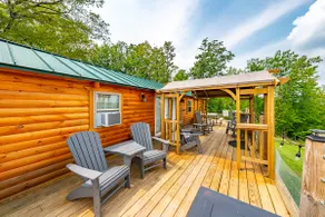 Log Cabin w/ Mountain Views + Large Deck - Image 2