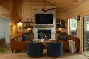New 4-King Cabin w/ Hot Tub, Fire Pit & Cave View - Image 4