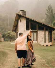 Romance in a rustic chalet - 35 min Pedra Azul - Image 2