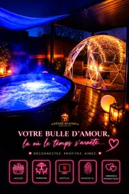 Love Room la Courtisane - Jacuzzi/Spa - Living Room - Image 2