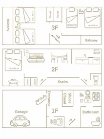 Osaka Rail Cottage, 7 min JR Kyobashi, 3-Story House,Parking - Image 2